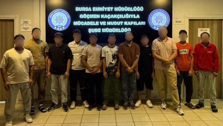 Bursa’da iş yerinden 11 kaçak işçi çıktı