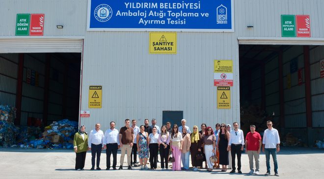 Bursa Belediyelerinden Yıldırım’ın Sıfır Atık Tesislerine çıkarma