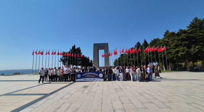 Yıldırımlı gençler Çanakkale destanının izinde
