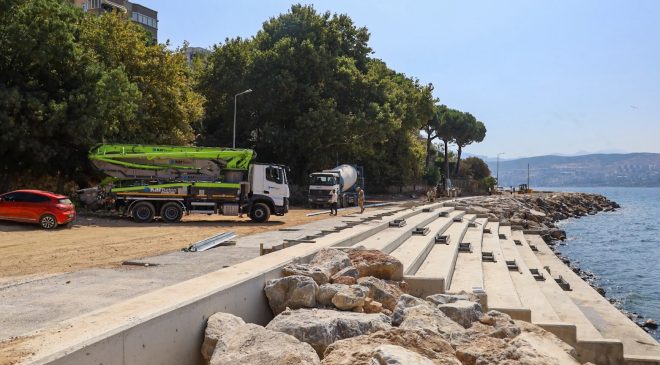 Gemlik sahili yeşile, spora ve güvenliğe kavuşuyor