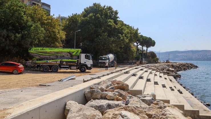 Gemlik sahili yeşile, spora ve güvenliğe kavuşuyor