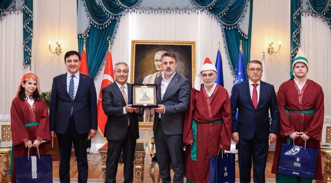 Ahilik kültürünün temsilcileri Büyükşehir’de ağırlandı