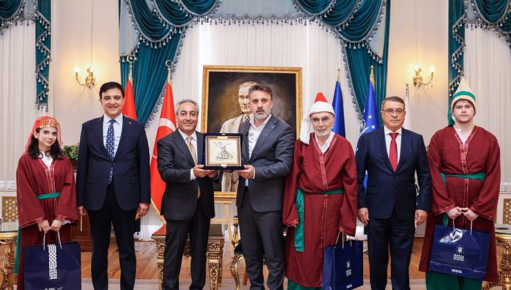 Ahilik kültürünün temsilcileri Büyükşehir’de ağırlandı