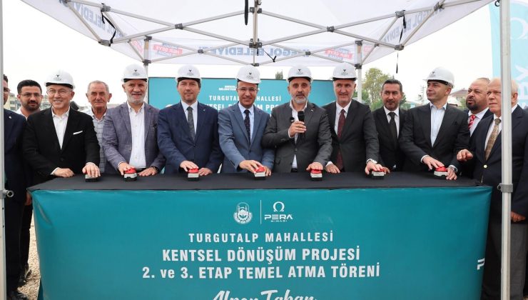 Turgutalp’te kentsel dönüşüm için düğmeye basıldı