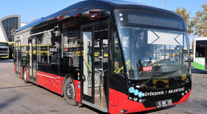 Bursa’da toplu ulaşım için elektrikli dönüşüm hamlesi