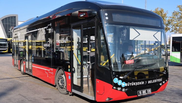 Bursa’da toplu ulaşım için elektrikli dönüşüm hamlesi