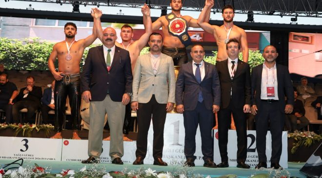 Bursalı güreşçi Cumhurbaşkanlığı Kupası’nda kürsüye çıktı