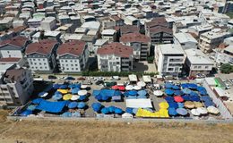 Emek Adnan Menderes Mahallesi pazar yeri açıldı