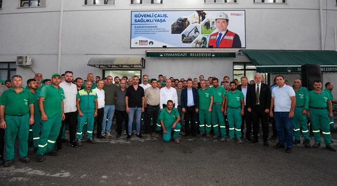 Osmangazi’de 3 bin kişilik güçlü ekiple temiz ve yaşanabilir şehir mesaisi