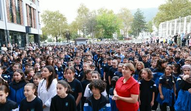 Osmangazi’de öğrencilere ilk gün sürprizi