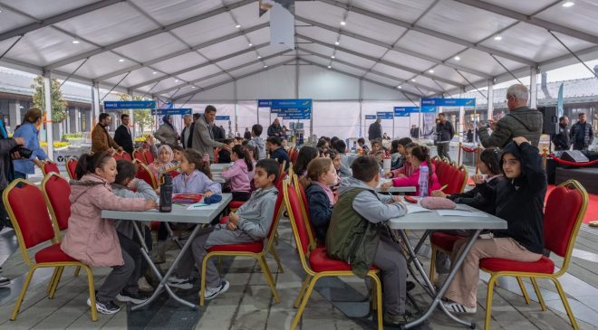 Osmangazi Kitap Günleri’nde çocuklar hayallerini çizdi
