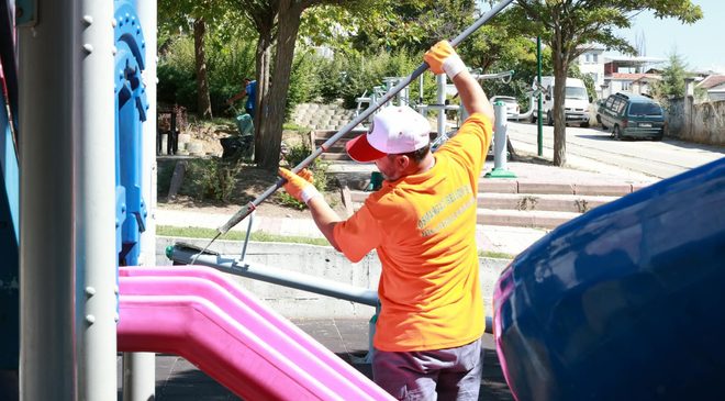 Osmangazi’de parklar yenileniyor: 8 ayda 112 noktada bakım ve onarım tamamlandı