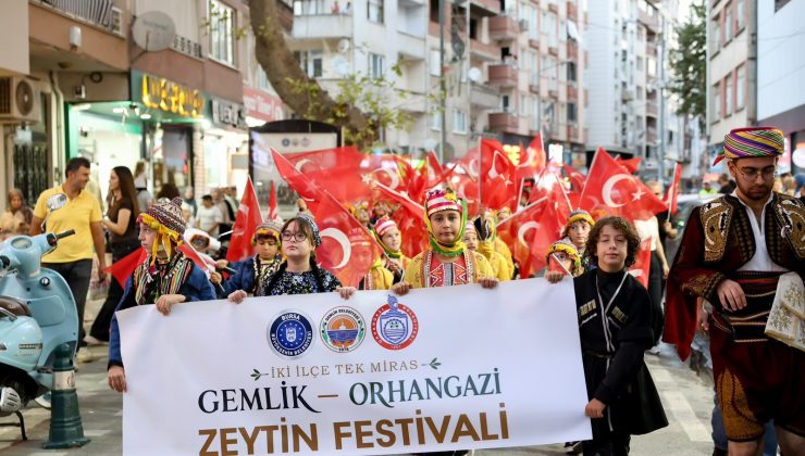 Uluslararası katılımla coğrafi işaretli Gemlik Zeytini Festivali başladı
