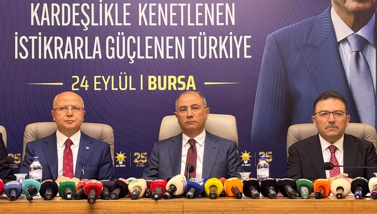 Efkan Âlâ Bursa’da konuştu: “Sorunları çözmek isteyenler safındayız”