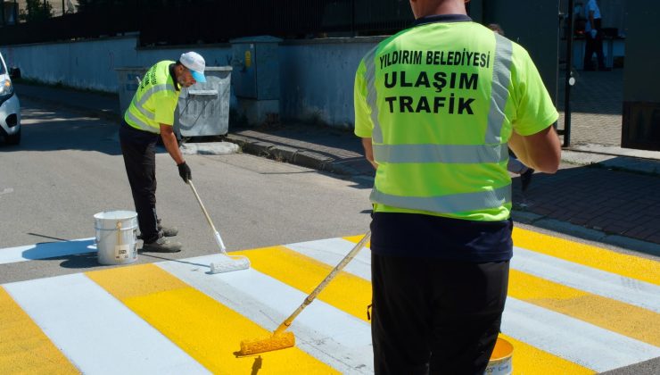 Yıldırım’da okul çevreleri yeni döneme hazırlanıyor