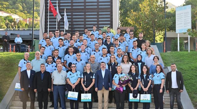 Başkan Yılmaz zabıta personeliyle bir araya geldi