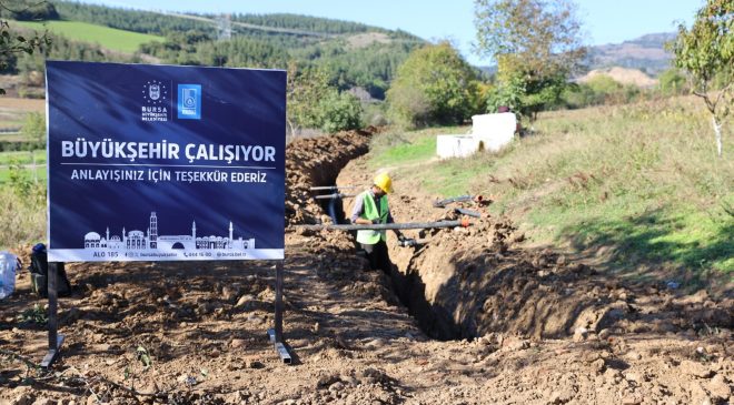 Yenişehir’de 595 dönüm araziye sulama desteği