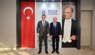 BTSO Başkanı Matlı’dan Büyükşehir Belediye Başkan Vekili Biba’ya ziyaret