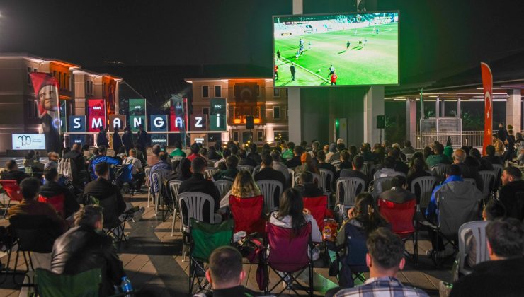 Osmangazi Meydanı’nda Bursaspor coşkusu