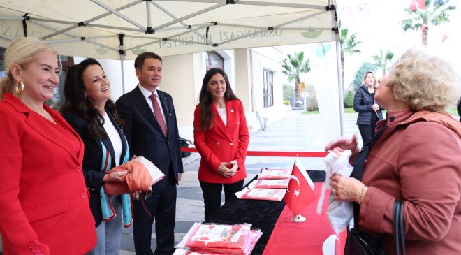 Osmangazi’de eski bayraklar yenileriyle değiştirildi