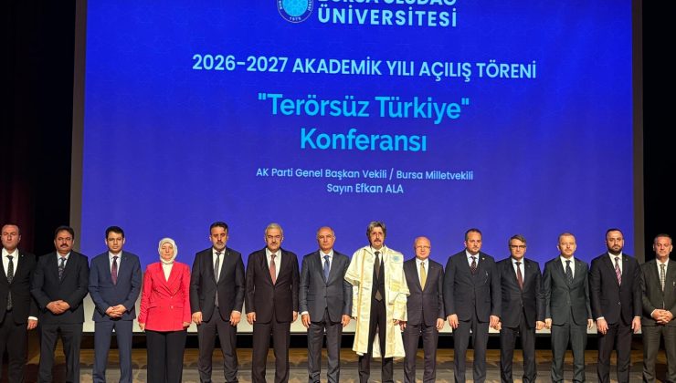 BUÜ’de akademik yıl açıldı: Efkan Ala’dan “Terörsüz Türkiye” dersi
